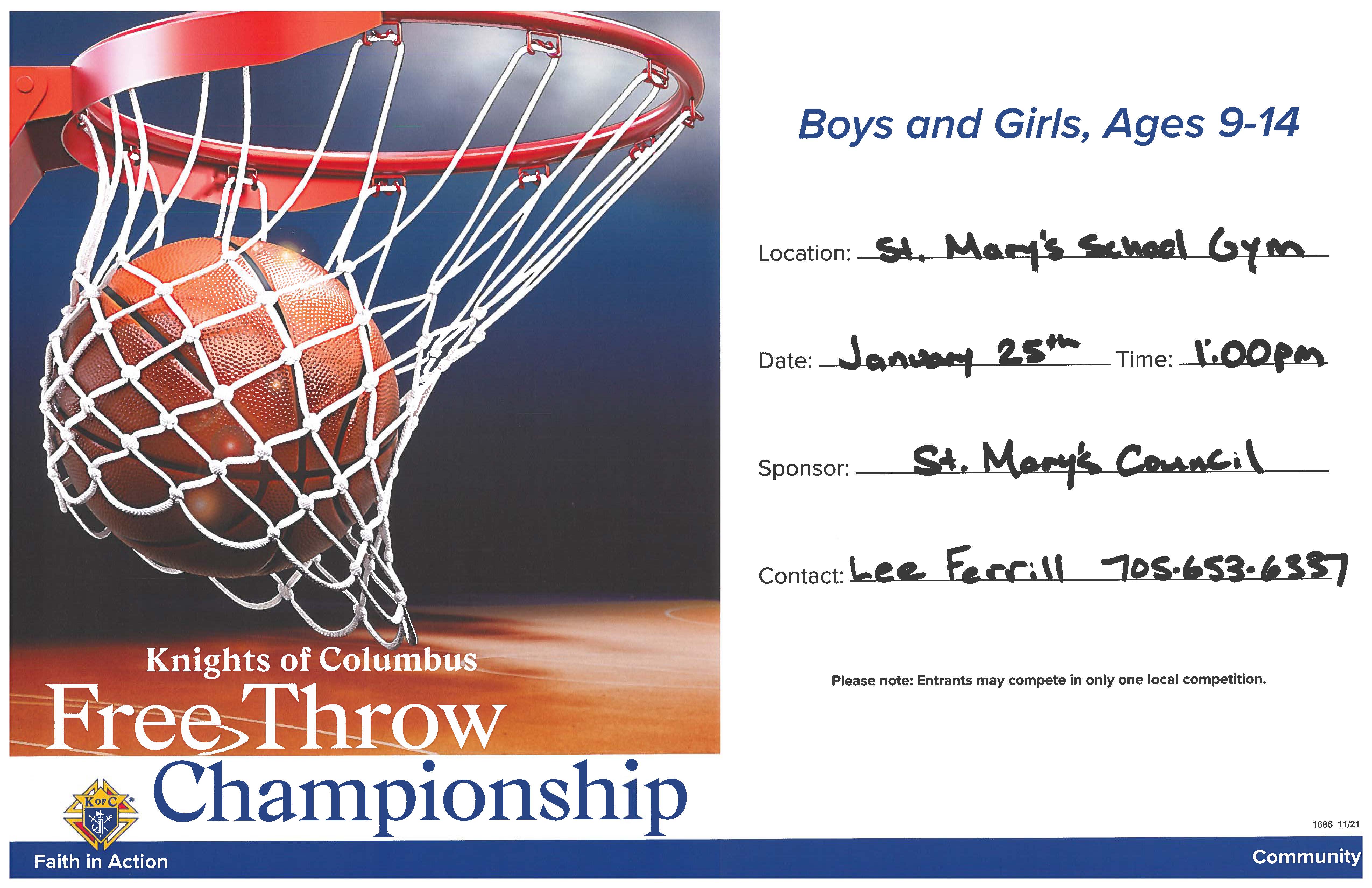 Knights of Columbus Free Throw Championship